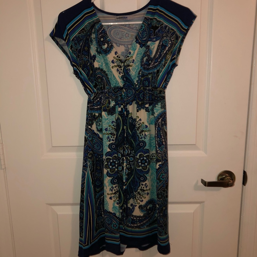 Blue dress